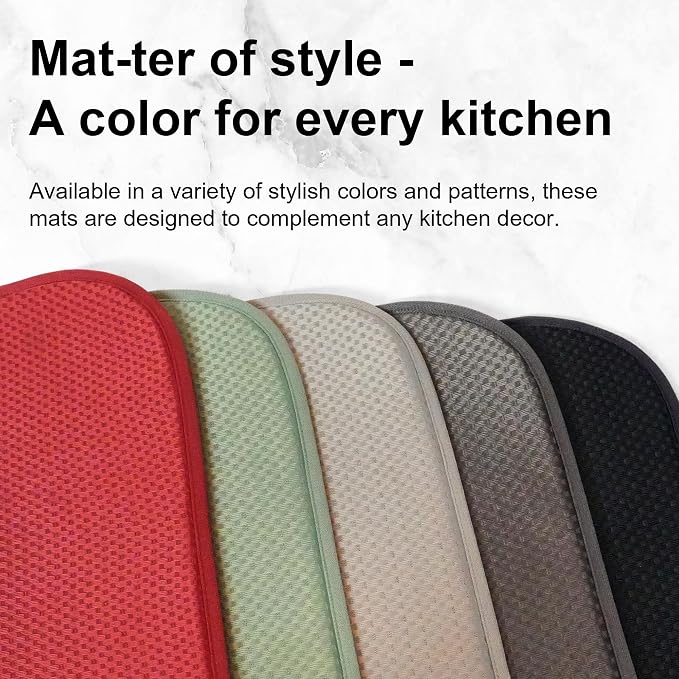 2-Pack Black Dish Drying Mats 20" x 15" – XL Dish Drying Mats - Image 6