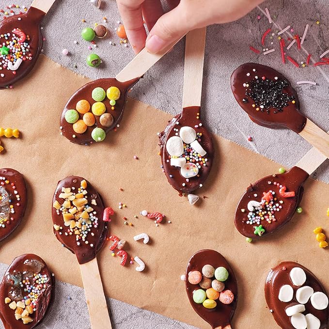 LotFancy Disposable Wooden Spoons, Biodegradable Compostable Eco-friendly - Image 6