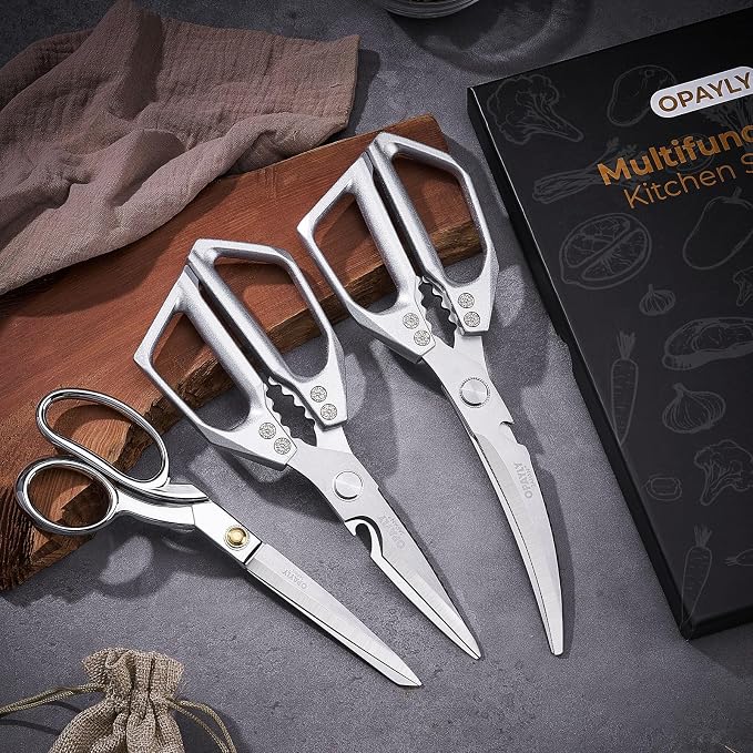 3PCS Heavy Duty Kitchen Scissors Set All Purpose - Image 7