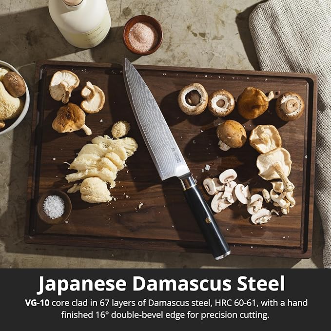 Yatoshi Knives Magnetic Kitchen Knife Block Set - Image 2