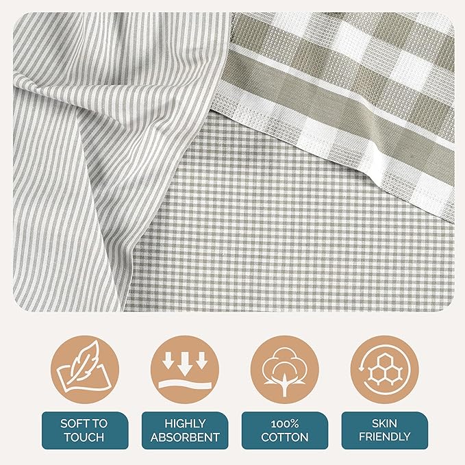 Casa Platino Hand Towels for Kitchen Set of 6 – 100% Cotton 18"x28" Kitchen - Image 9