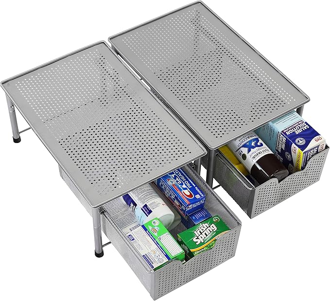 Simple Houseware Stackable Cabinet Basket Drawer Organizer - Image 7