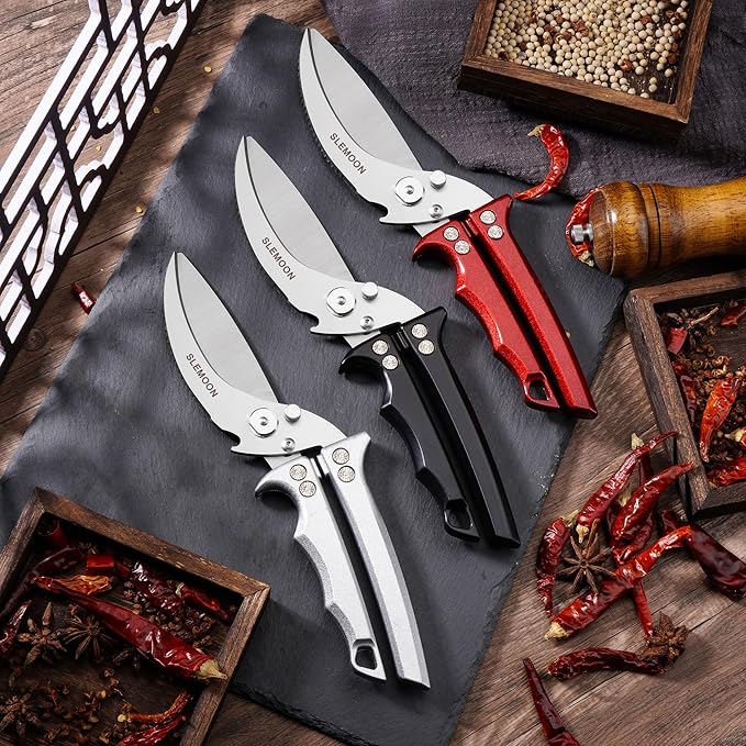 Heavy Duty Poultry Shears Meat Cutting Dishwasher Safe and Food Stainless - Image 6