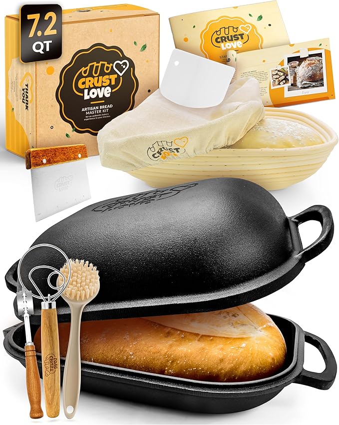 CRUSTLOVE Cast Iron Bread-Pan by CRUSTLOVE