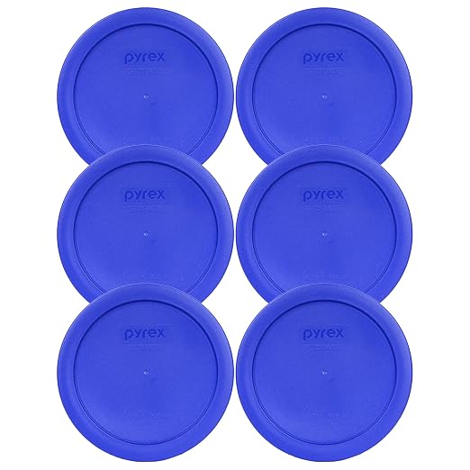 Pyrex 7201-PC 4-Cup Cadet Blue Food Storage Replacement Lid by Pyrex