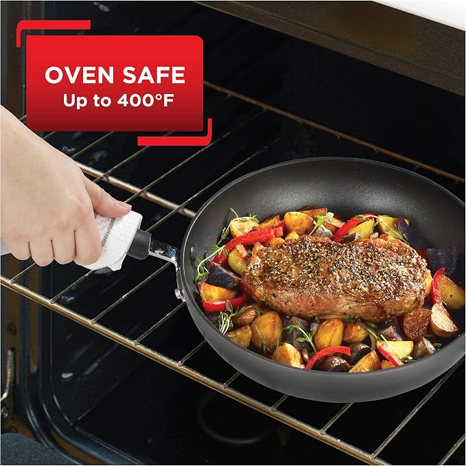 T-Fal Ultimate Hard Anodized Nonstick Griddle 10.25 Inch Oven Broiler Safe 400F - Image 5