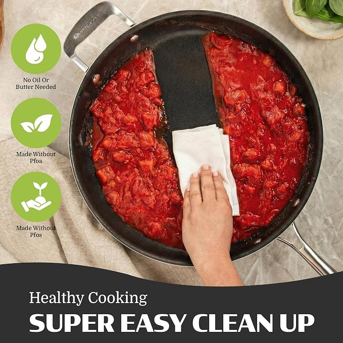 Granitestone Ceraluxe 14 Inch Frying Pan - Image 6