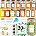 BGraceyy Spice Jars with Labels, Minimalist Stackable Airtight Spice Containers by BGraceyyMoments