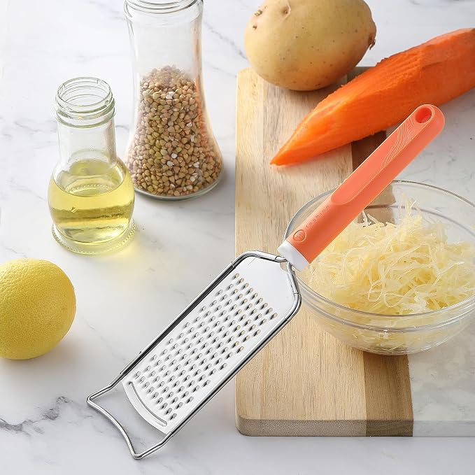 Cheese Grater with Handle, Vituer Stainless Steel Graters - Image 5