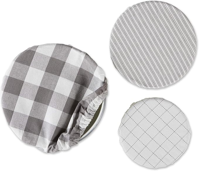 DII Reusable Cloth Bowl Cover Collection Machine Washable, Cotton - Image 2
