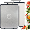 Titanium Cutting Board for Kitchen- Double Sided Chopping Board by HealthyCookingHappyLiving