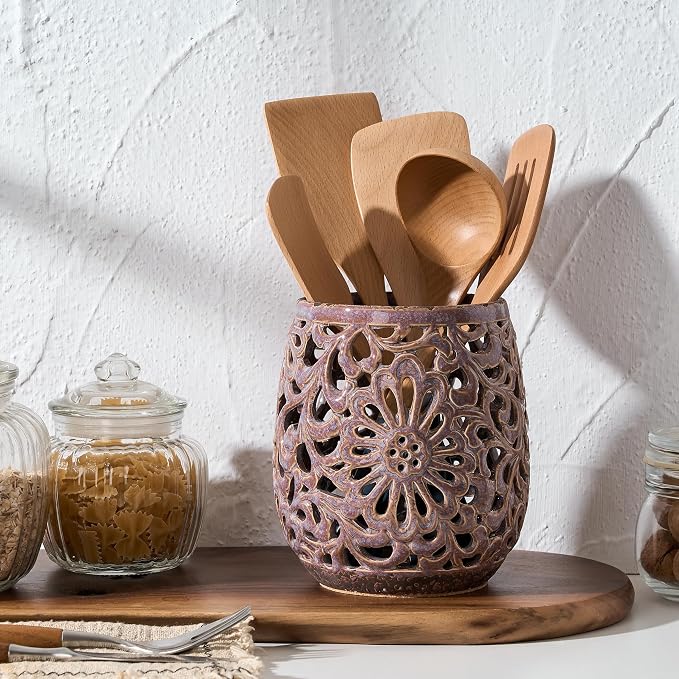 Farmhouse Kitchen Utensil Holder - Image 2