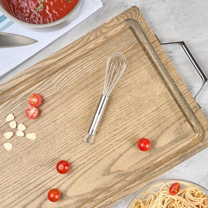 Restaurantware 7 in Stainless Steel Wire Whisk - Image 9