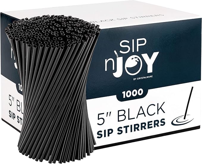 Coffee Stirrers Sticks, Disposable Plastic Drink Stirrer Sticks, 1000 Stirrers by EskayProducts
