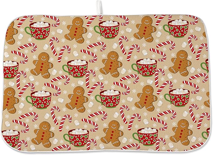 Christmas Drying Mat 18x24 Inches by OFIRD