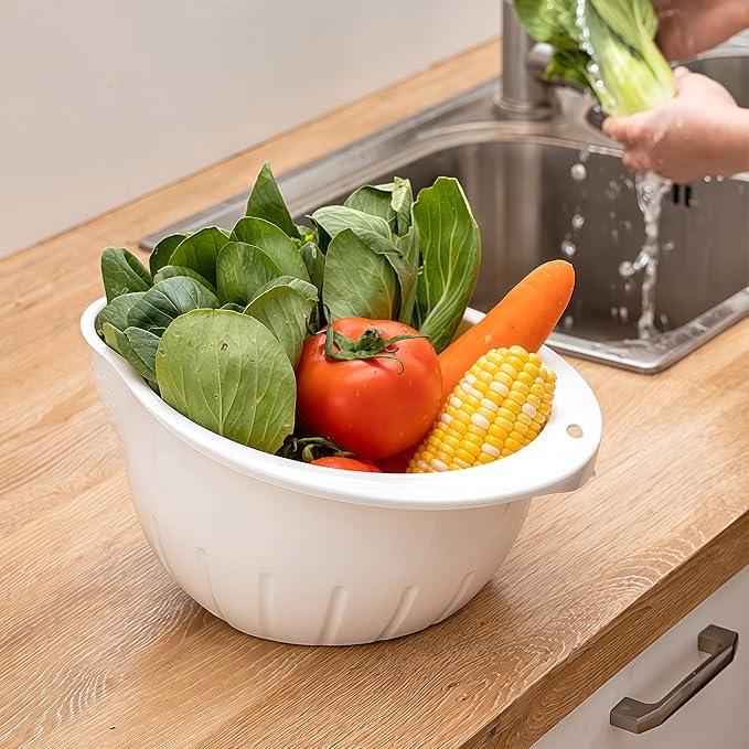 Japanese Rice Washing Bowl Quinoa Washer Strainer Small Grains Cleaner Plastic - Image 6