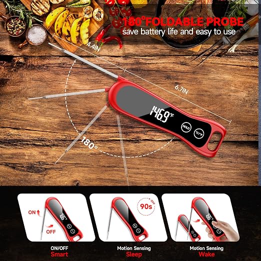 Instant Read Meat Thermometer Digital - Image 4