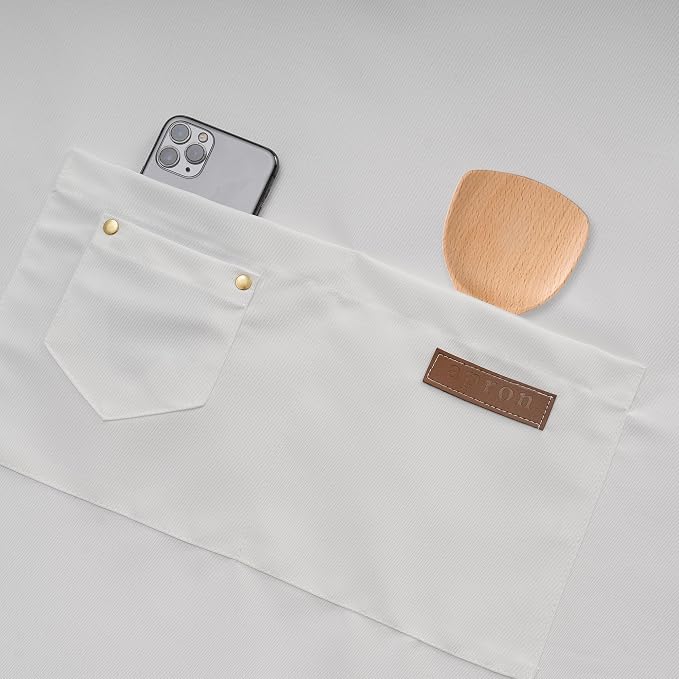 Tosewever Art Aprons for Women Painting Pottery Baking, Mens Buckle Straps - Image 3