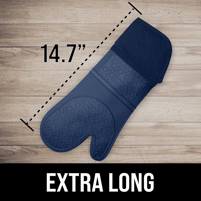 BPA-Free Soft Silicone Oven Mitts - Image 2