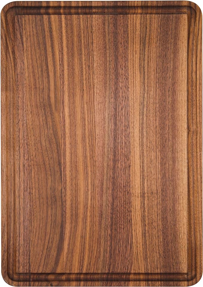 AZRHOM Small Walnut Wood Cutting Board by AzrHom