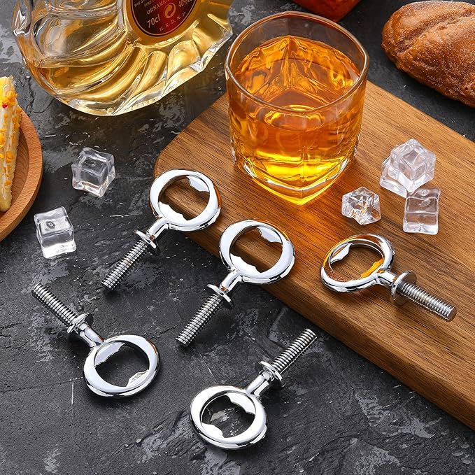 Cunhill 60 Pcs Metal Bottle Opener Blank Bulk Bottle Opener Inserts Parts - Image 4