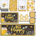Fourluoo 10 Pcs Bee Themed Kitchen Decor Set Dish Towels Kitchen Rugs Oven by Fourluoo