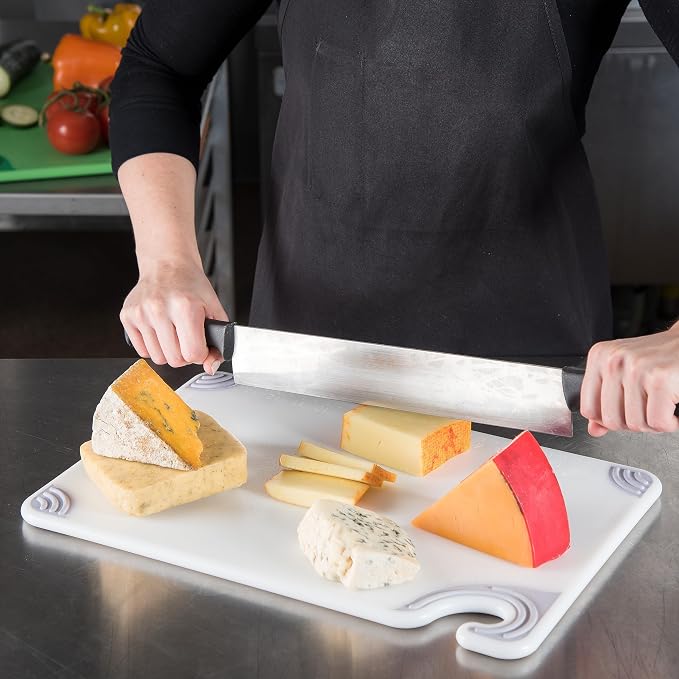 San Jamar Saf-T-Grip Plastic Cutting Board - Image 5