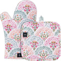 BONTHEE Oven Gloves Heat Resistant Potholder Set Oven Gloves by BONTHEE