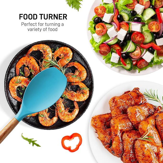 Zulay Kitchen Non-Stick Cooking Utensils Set - Image 6