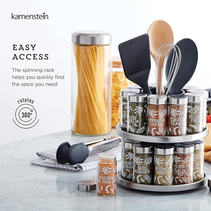 Kamenstein 20 Jar Revolving Spice Rack - Image 4