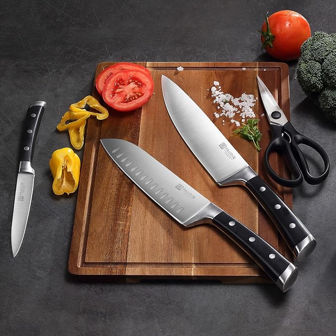 PAUDIN Knife Block Set, 15 Pieces Knife Set - Image 5