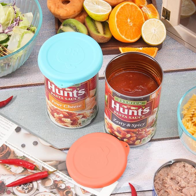 2PCs 3.5-inch Silicone Can Lids - Image 7