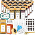Aliggbent Spice Jars with Lable, Spice Containers Bottles, Glass Seasoning Jars by AliggbentGoodChoice