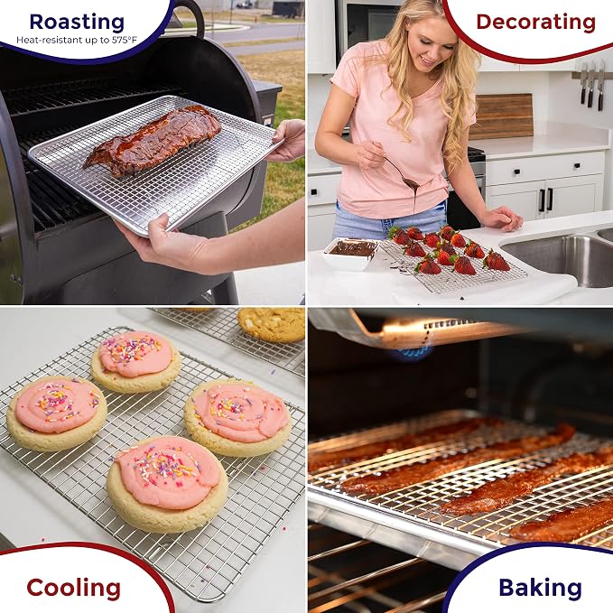 KITCHENATICS Half Sheet Cooling Racks - Image 5