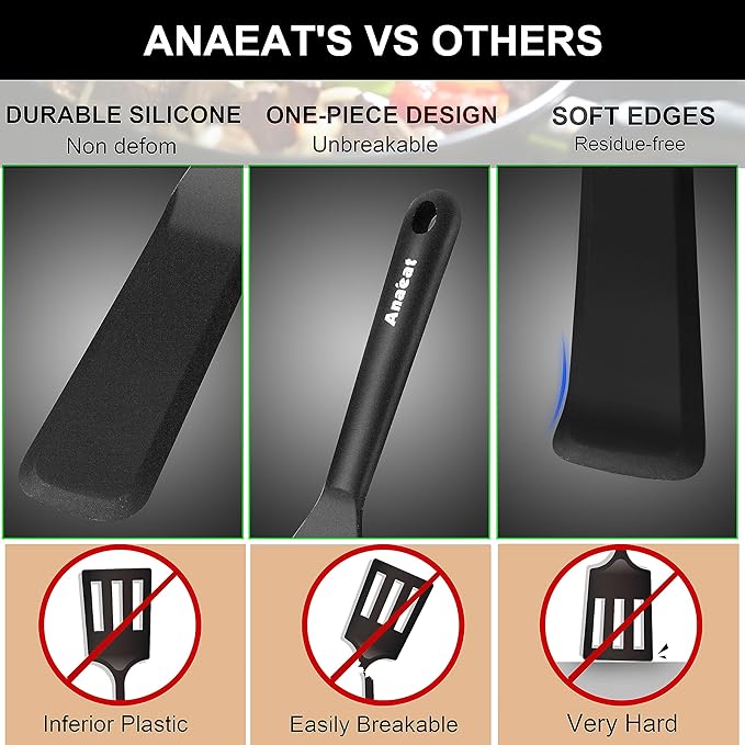 Anaeat Silicone Thin Spatula Set of 2 - Image 6