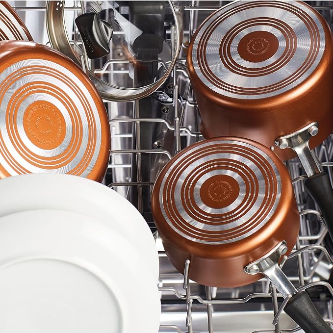 Farberware Cookstart DiamondMax Nonstick Cookware/Pots and Pans Set, Dishwasher - Image 8
