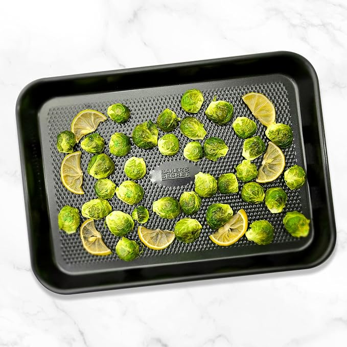 Baker's Secret Baking Sheet Pan Set, 3x Cookie Sheets - Image 8