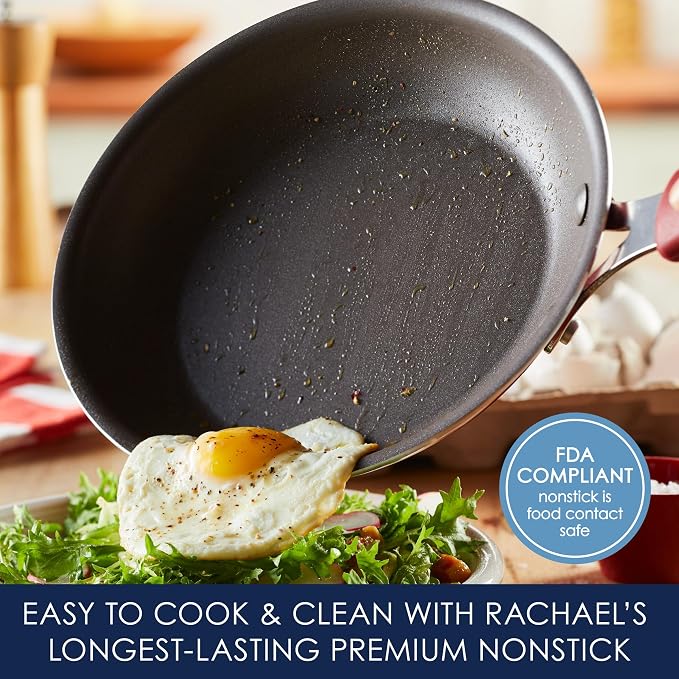 Rachael Ray Cook + Create Nonstick Frying Pan/Skillet, 8.5 Inch - Image 3