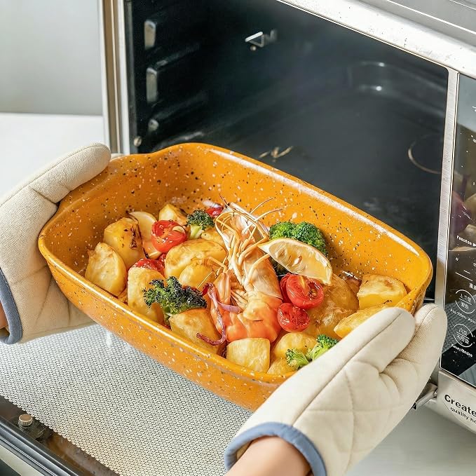 Ceramic Baking Dish Set of 3, Casserole - Image 4
