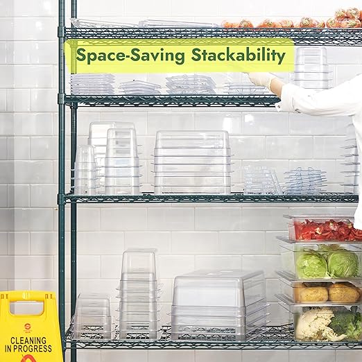 CURTA 6-Pack 1/4 Size 6" Deep NSF Polycarbonate Food Pans - Image 5