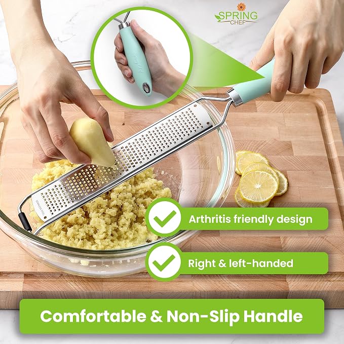 Spring Chef Stainless Steel Lemon Zester Grater - Image 3