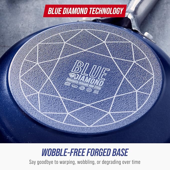 Blue Diamond Nonstick 2QT Saucepan - Image 7