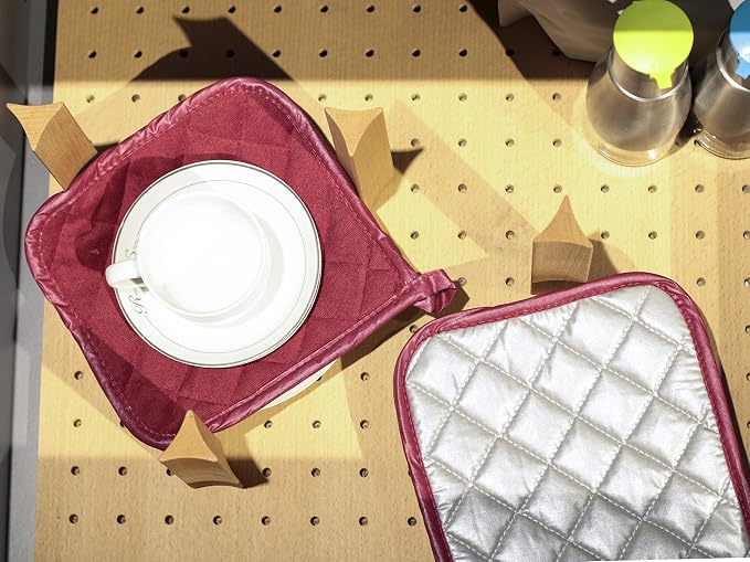 Pot Holders Cotton Made Machine Washable Heat Resistant Potholder, Pot Holder - Image 6