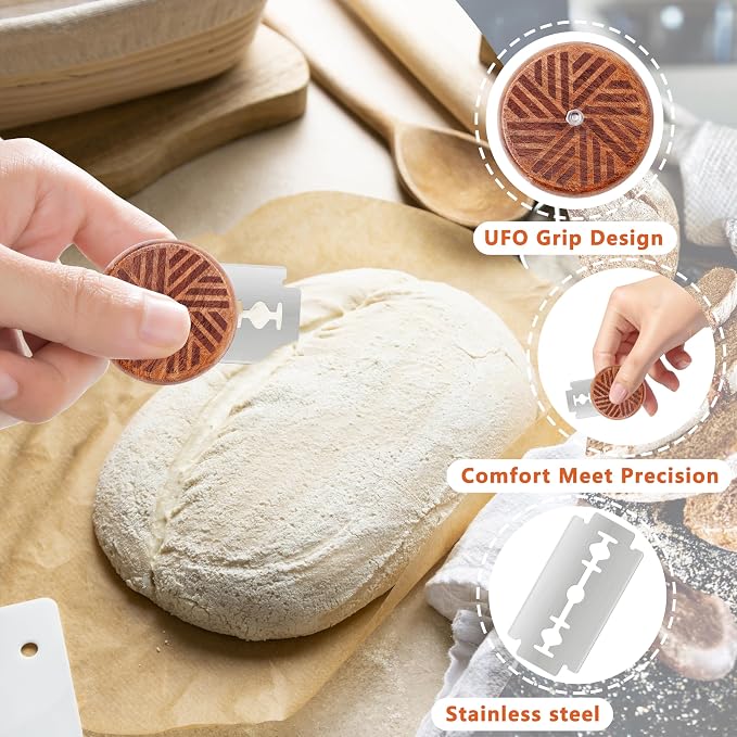 UFO Bread Lame Cutter for Homemade Sourdough, Bread Scorer Tool for Sourdough - Image 3