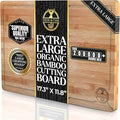 Deer & Oak Premium Extra Large Bamboo Cutting Board by DeerOak