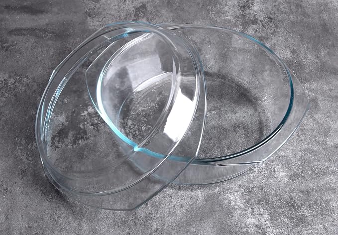 Round Tempered Glass Casserole Dish - Image 7