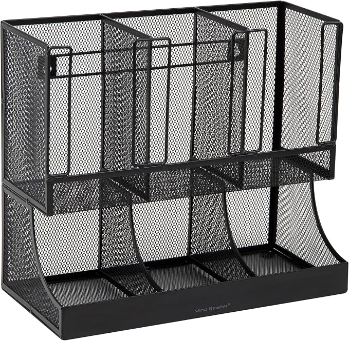 Mind Reader Multipurpose Countertop Organizer, Office Breakrooms, Cup and - Image 5