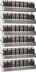 Auledio 2 Pack Spice Rack Organizer, 3 Tier Counter-top Stand or Wall Mounted by Auledio