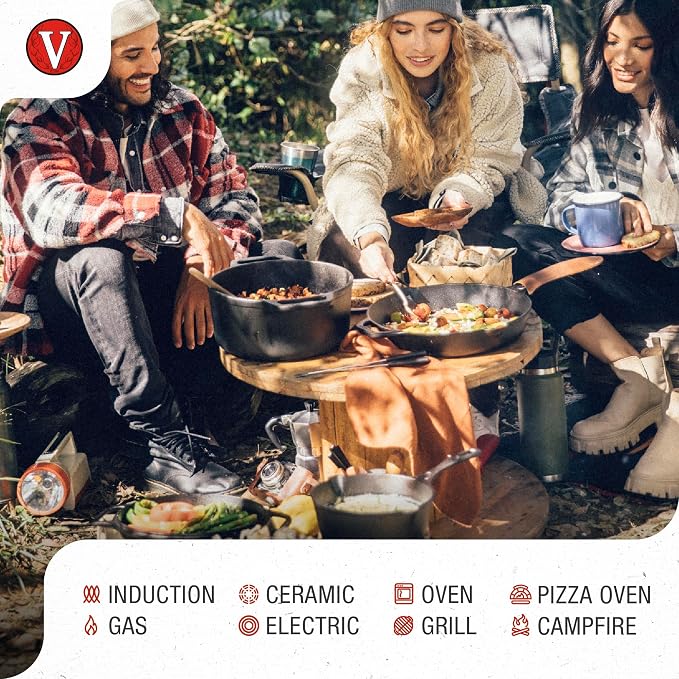 Victoria 4-Quart Cast Iron Dutch Oven - Image 3