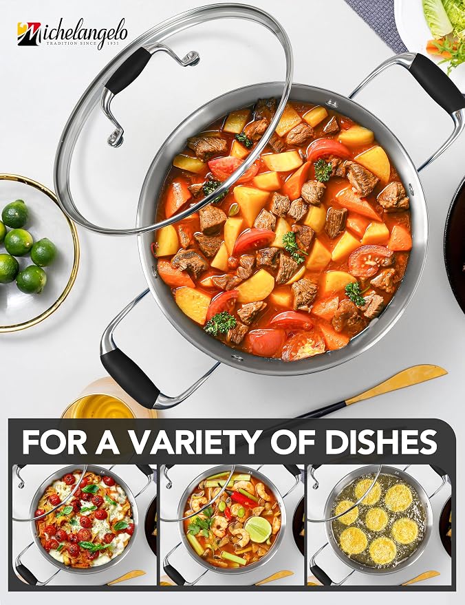 MICHELANGELO Stainless Steel Cooking Pot - Image 6